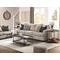 Alaterre Furniture Kyra 3-Piece Oak and Metal Living Room Set with Two 27" Side Tables and 42"L Coffee Table ANKY01111RBG - alternate 4